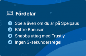 Fördelar med casino utan svensk licens